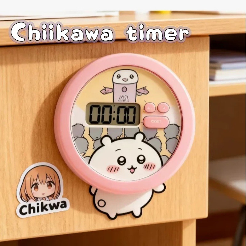 Digital Alarm Clock - Chiikawa Le réveil pour étudiants avec