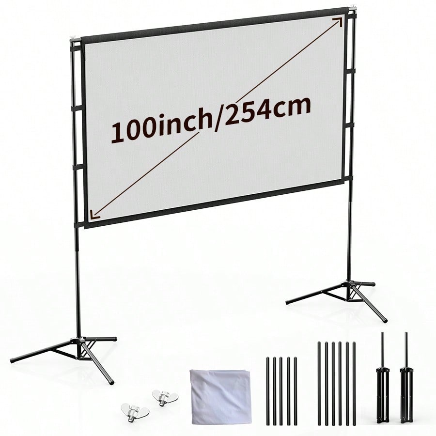 Mini Projector Portable - Écran de projection XBJ 100 pouces