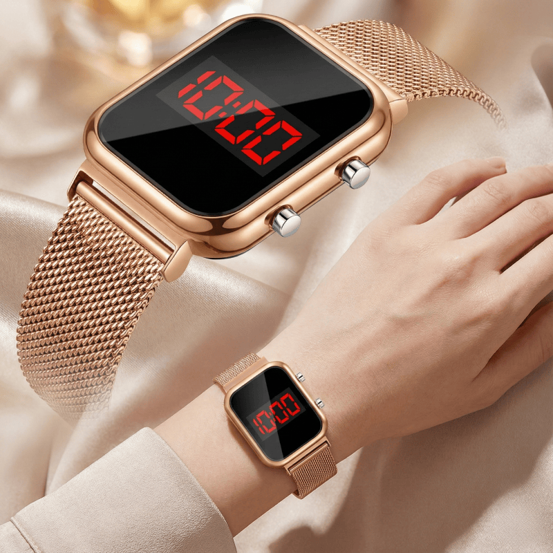 Electronics Gadgets For Men - Mode boucle magnétique Rectangle LED montres
