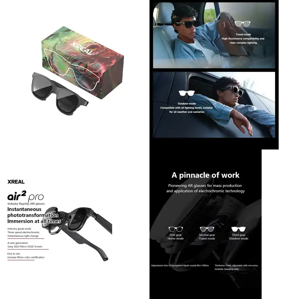 Smart Glasses Ar - Lunettes intelligentes AR Nreal Air 2