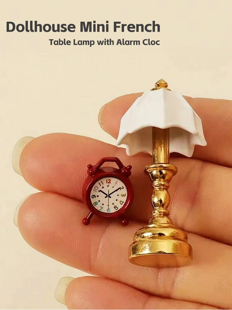 Digital Alarm Clock - Mini lampe de table française pour