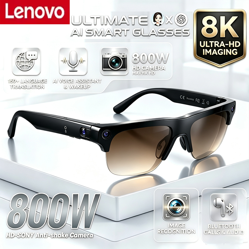Smart Glasses Ar - Lunettes Intelligentes Lenovo AI 800w HD