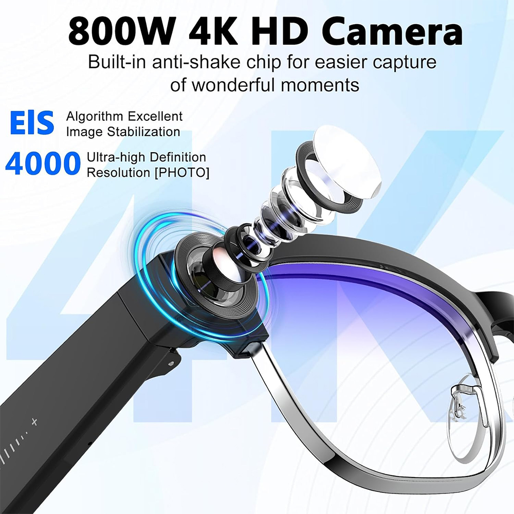 Lunettes Intelligentes 4K IA a - Smart Glasses Ar avis et prix