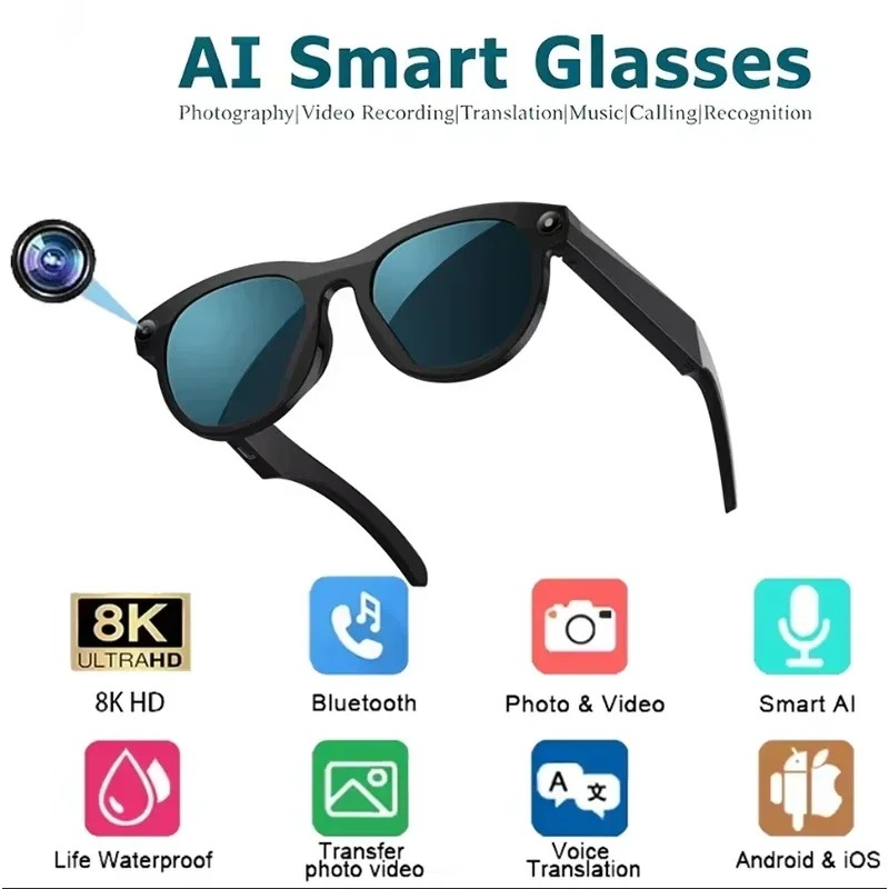Lunettes Intelligentes 8KHD à  - Smart Glasses Ar avis et prix
