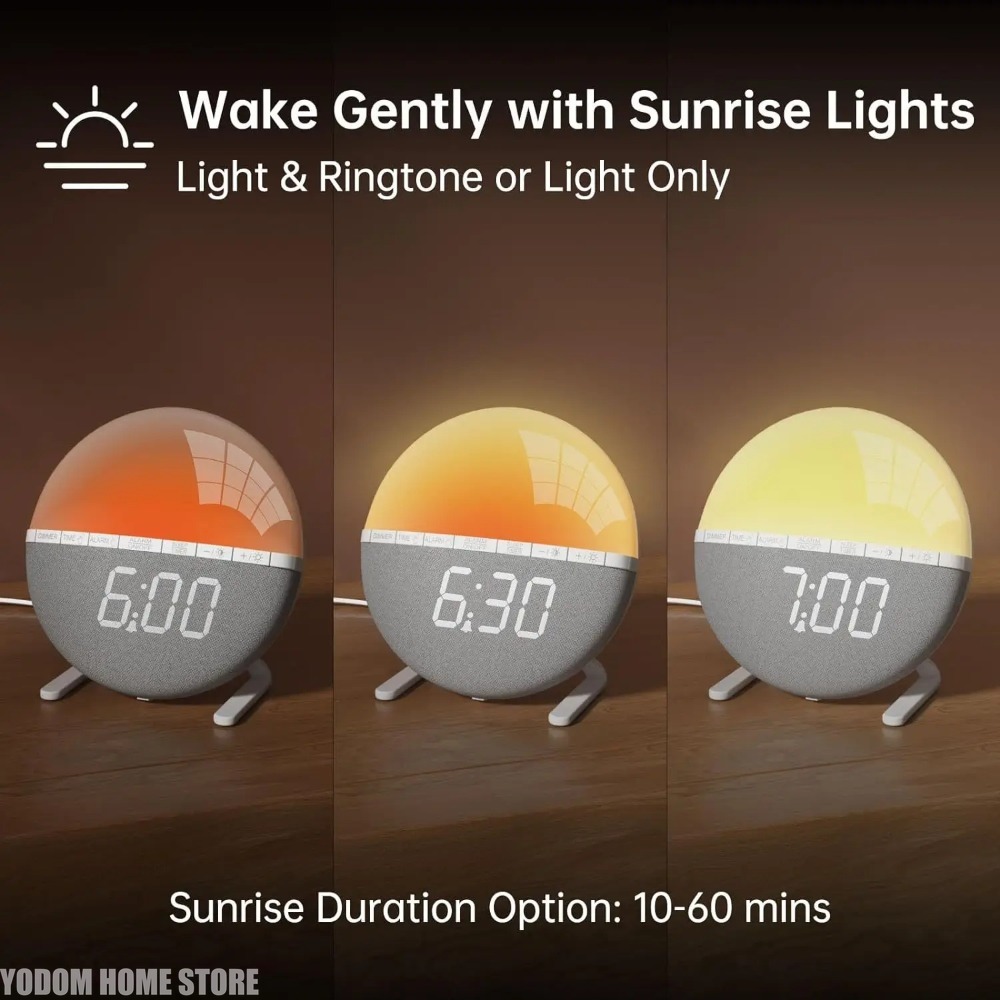 Réveil lumineux avec couleurs  - Digital Alarm Clock avis et prix