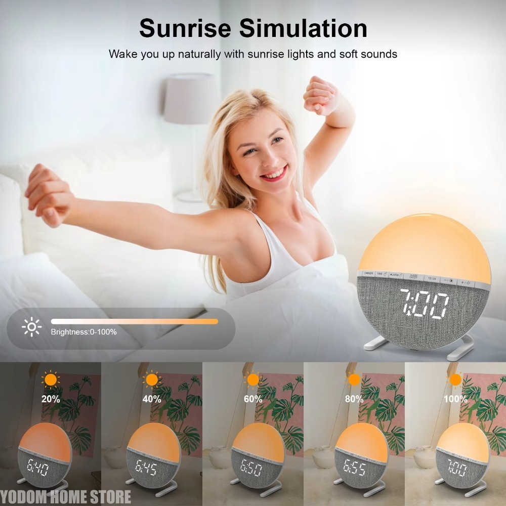 Réveil lumineux avec couleurs  - Digital Alarm Clock avis et prix