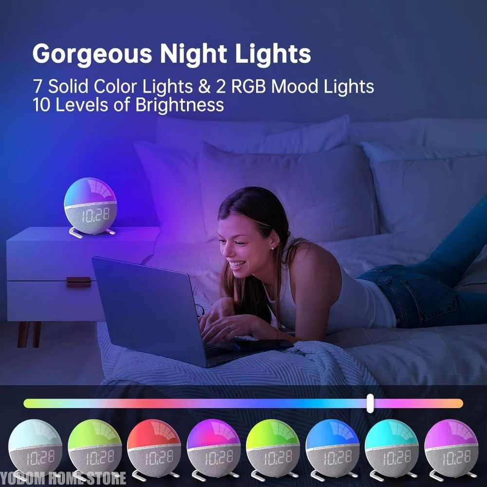 Réveil lumineux avec couleurs  - Digital Alarm Clock avis et prix