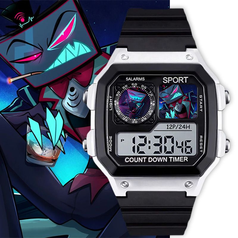 Montre numérique carrée Hazbin - Digital Alarm Clock avis et prix