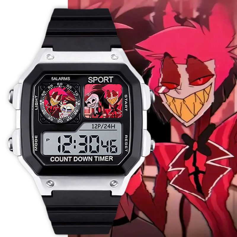 Montre numérique carrée Hazbin - Digital Alarm Clock avis et prix