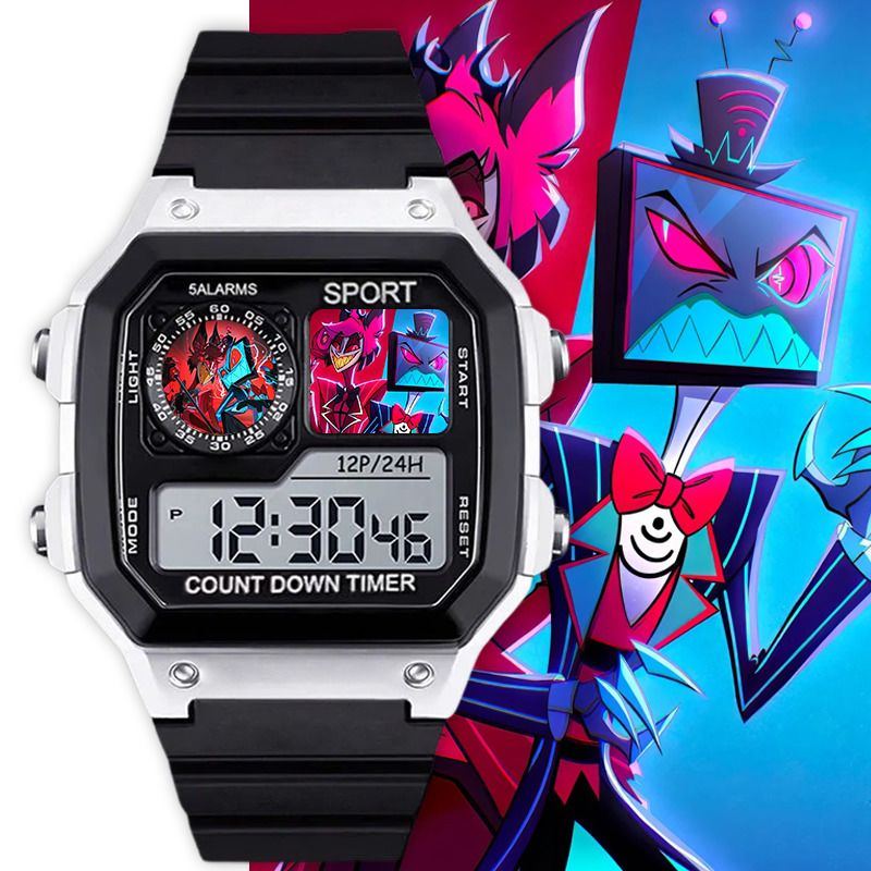 Montre numérique carrée Hazbin - Digital Alarm Clock avis et prix