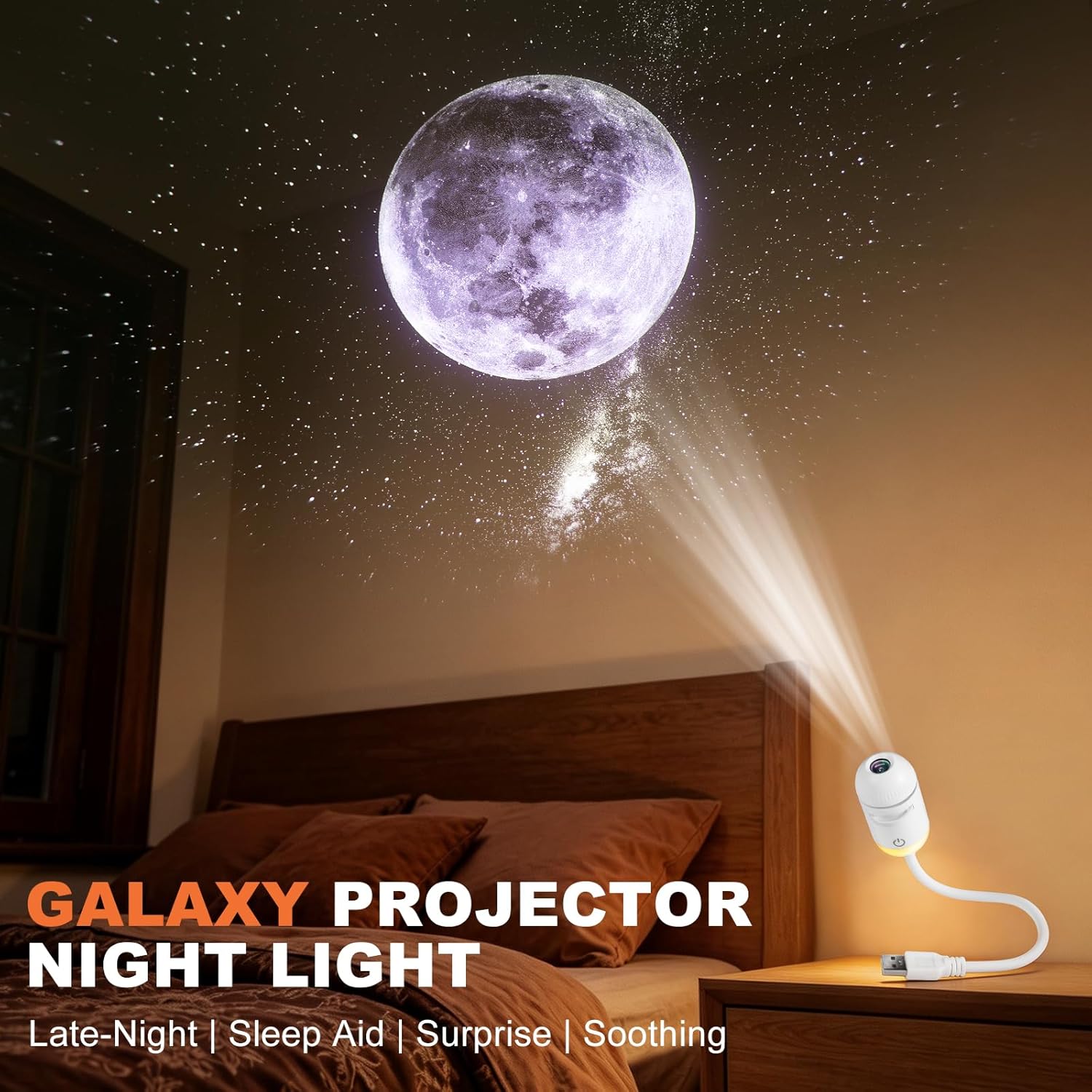 Projecteur de Galaxie 2-en-1,  - Mini Projector Portable avis et prix